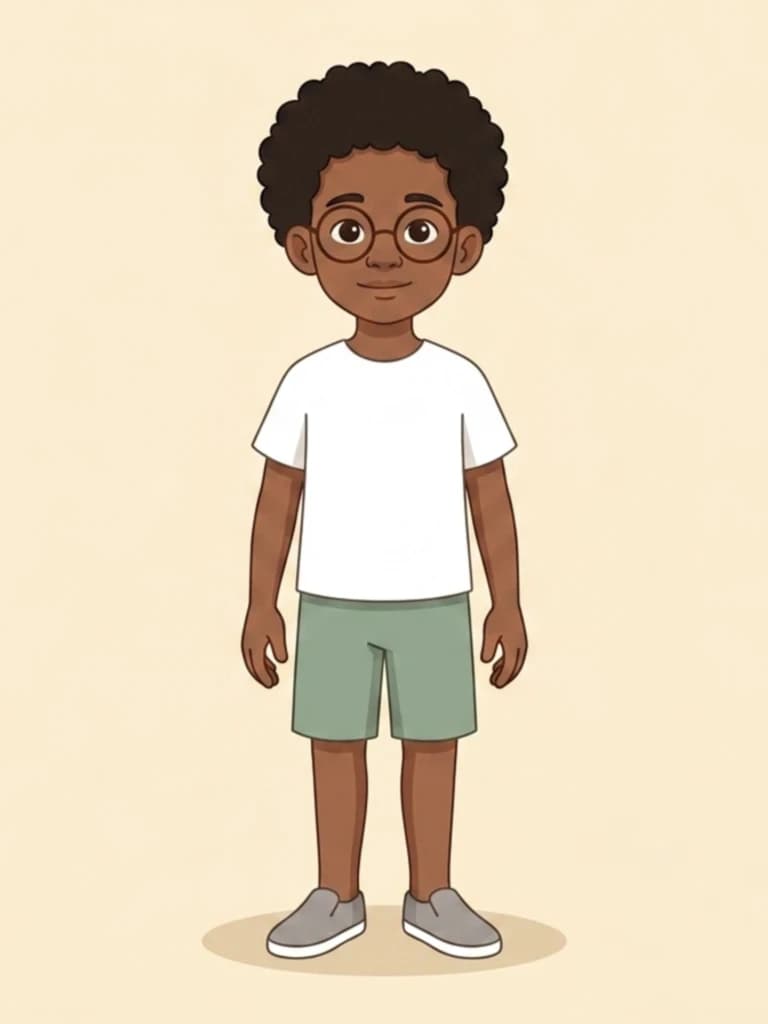 Full-length illustration of Kai